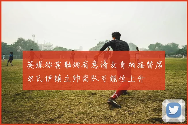 英媒称富勒姆有意请麦肯纳接替席尔瓦伊镇主帅离队可能性上升
